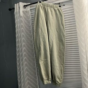 brandy melville mint sweatpants one size fits all